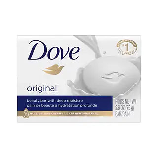 6 Dove Original Beauty Bar Soaps – Moisturizing Gentle Skin Cleanser