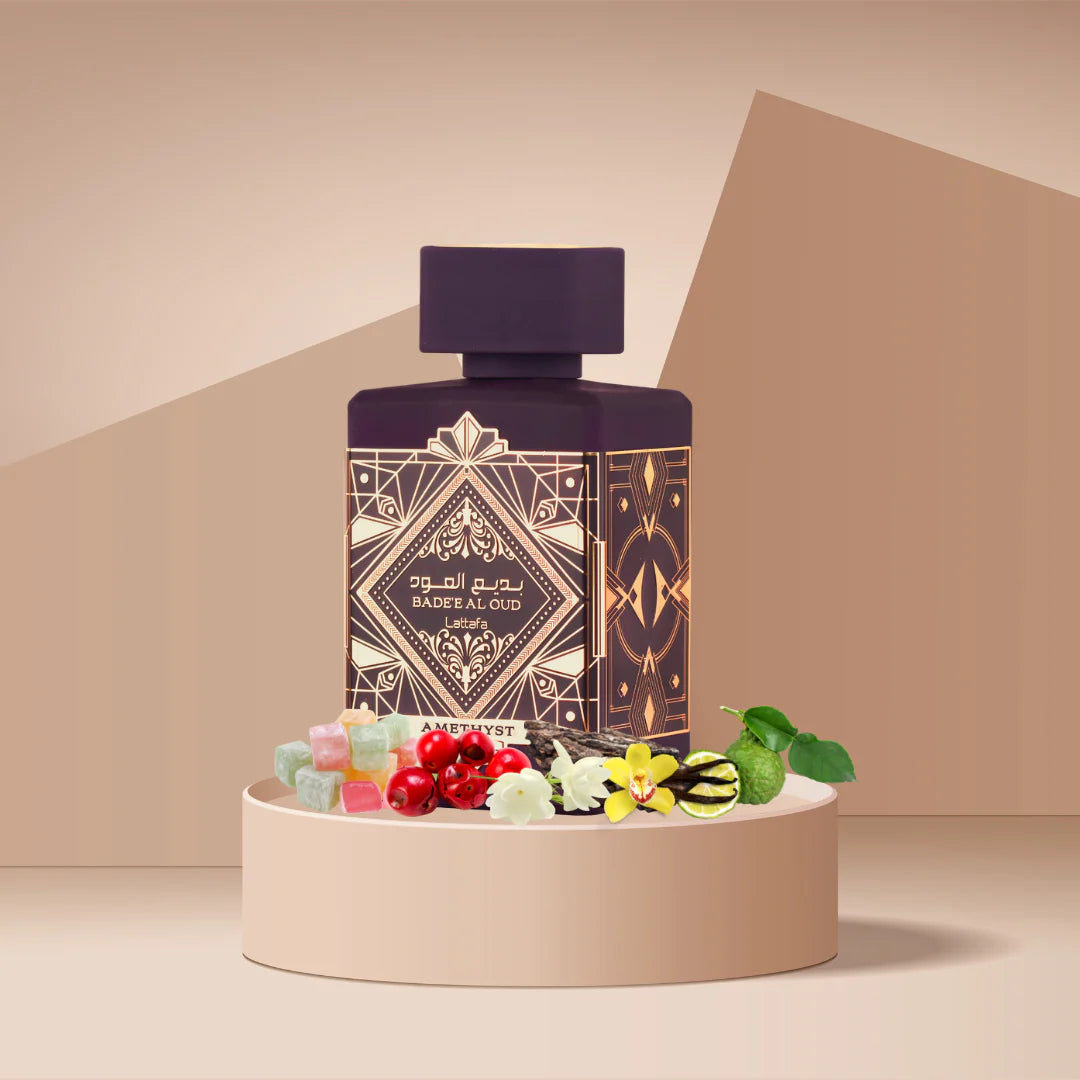Lattafa Bade’e Al Oud Amethyst Eau de Parfum – 100ml Unisex Fragrance Spray