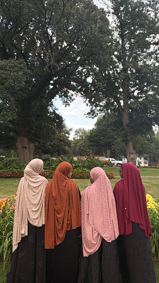 Premium Jersey Hijab – Soft, Stretchy & Breathable | Available in 4 Colors