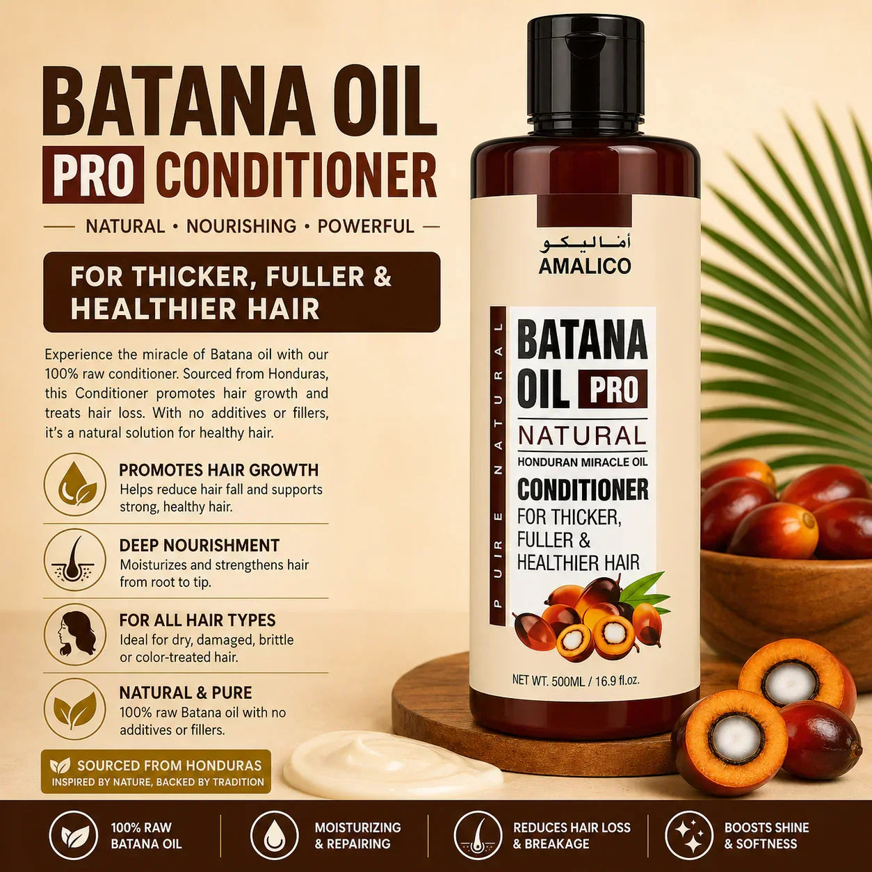 Amalico Batana Conditioner – Moisturizing & Softening Hair Conditioner