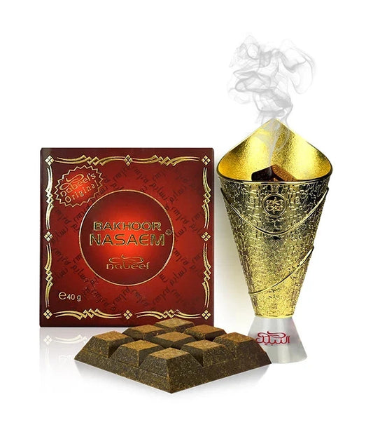 Nasaem Bakhoor Incense by Nabeel Perfumes 40g (Unisex)